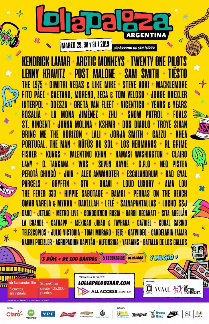 Line Up Lollapalooza 2019 Lollapalooza
