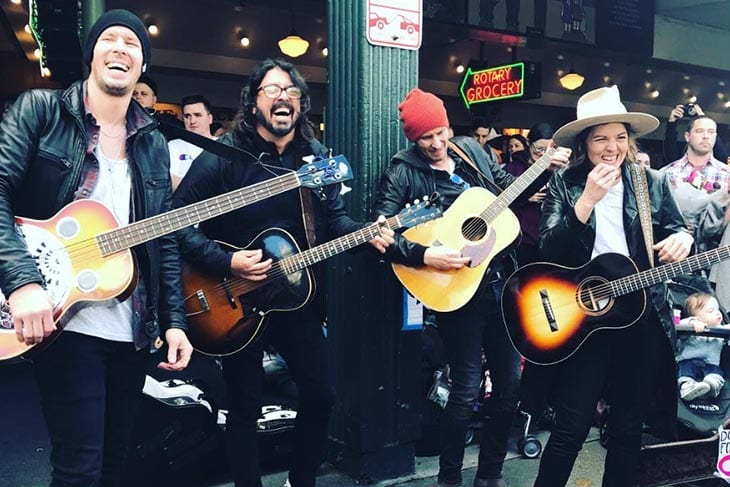 Dave Grohl Brandi Carlile - Instagram - 730 Dave Grohl