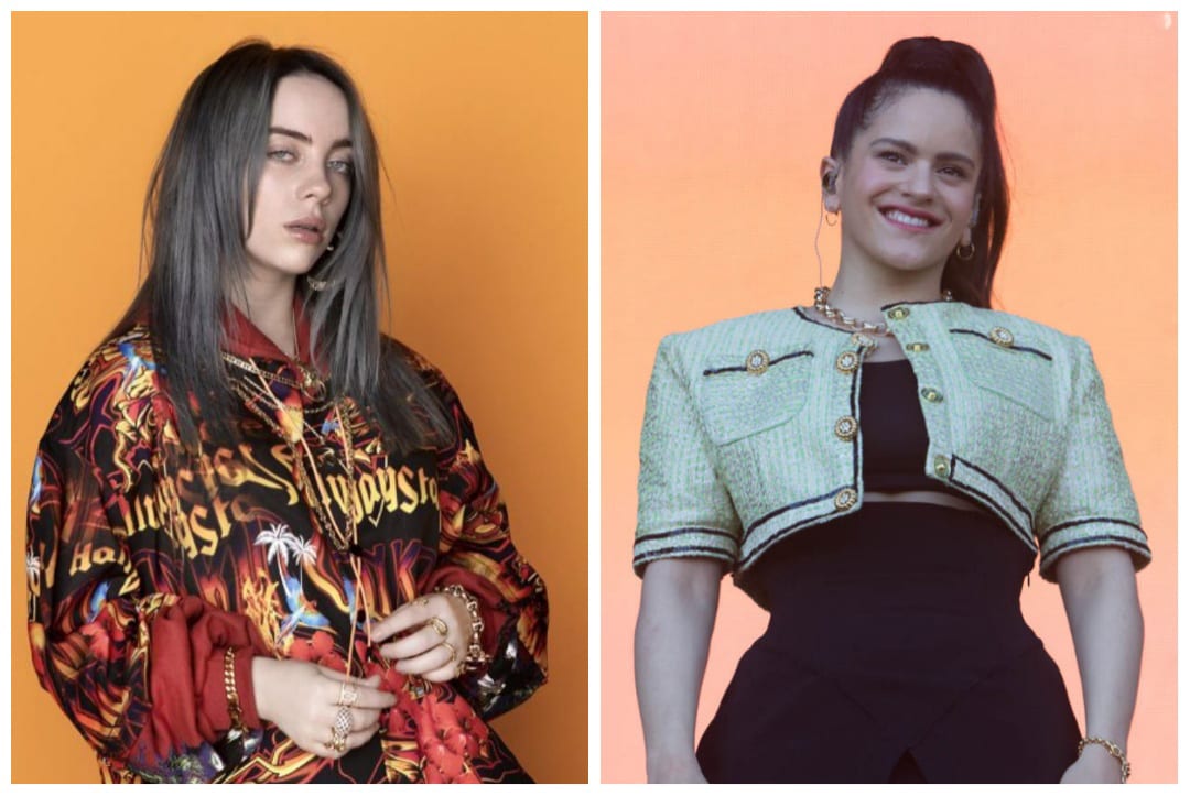Billie-Rosalia-collage Rosalía Billie Eilish